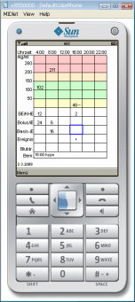 SiDiary - Diabetes-Software fr Java-Handy